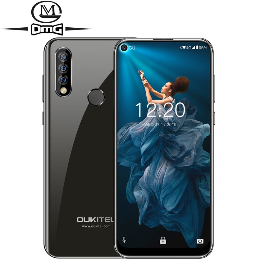 OUKITEL C17 Pro 6.35" Android 9.0 4G RAM 64G ROM Mobile Phone Octa Core phones Dual 4G LTE Smartphone Unlock Dual sim cell phone