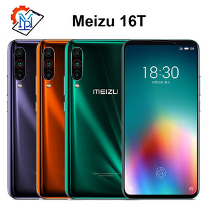 Original Meizu 16T Mobile Phone 6.5 inch 6GB RAM 128GB ROM Snapdragon 855 Octa-core Android 9.0 Triple Camera 4500mAh Samrtphone