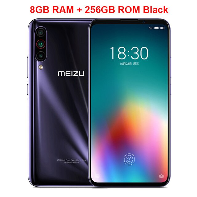 Original Meizu 16T Mobile Phone 6.5 inch 6GB RAM 128GB ROM Snapdragon 855 Octa-core Android 9.0 Triple Camera 4500mAh Samrtphone