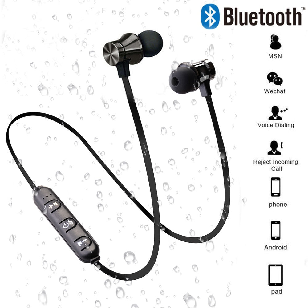 Magnetic Wireless bluetooth Earphone XT11 music headset with Mic For iPhone Samsung Xiaomi