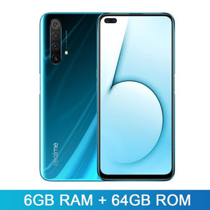 realme X50 X 50 5G 8GB 128GB 6.57'' Moblie Phone Snapdragon 765G Octa Core 64MP Quad Camera Cellphone VOOC 30W Fast Charger