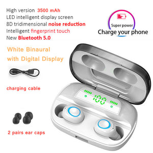 Bluetooth Wireless Earphones Headphones Earbuds Touch Control Sport Headset Noise Cancel Earphone Headphone