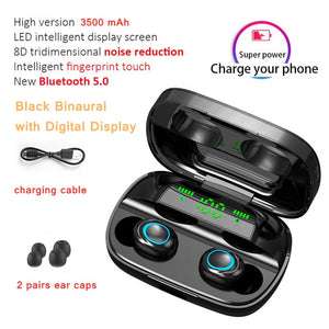 Bluetooth Wireless Earphones Headphones Earbuds Touch Control Sport Headset Noise Cancel Earphone Headphone