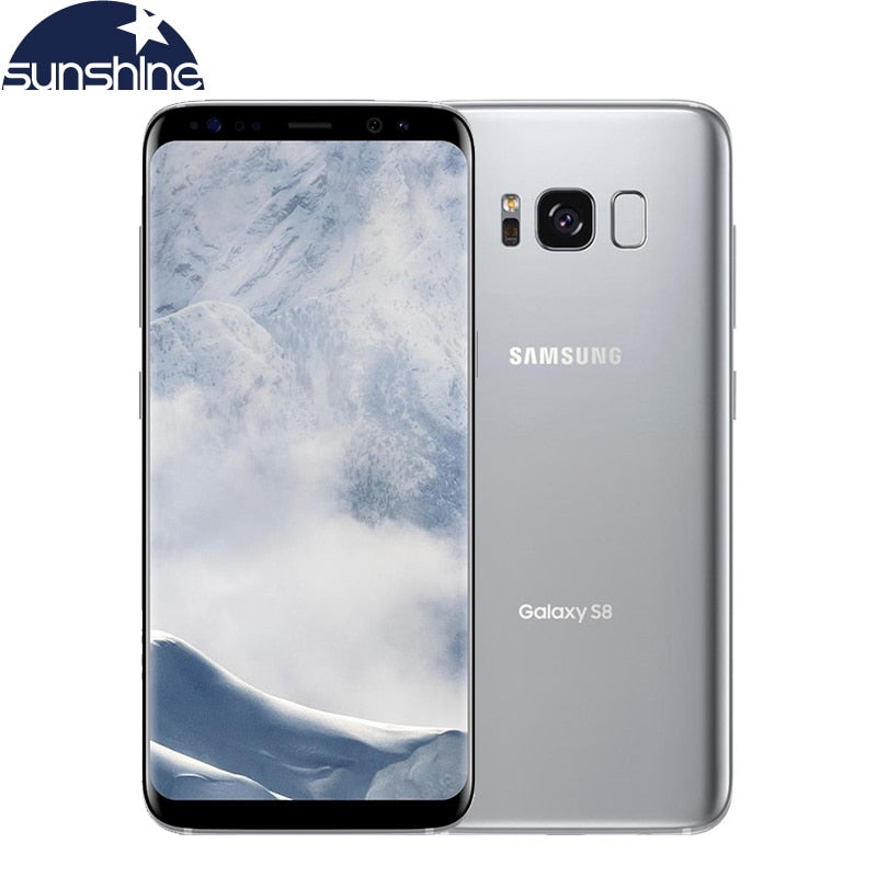 Original Unlocked Samsung Galaxy S8 Mobile Phone 5.8'' 12.0MP 4G RAM 64G ROM 4G LTE Octa core 3000mAh Fingerprint Smartphone